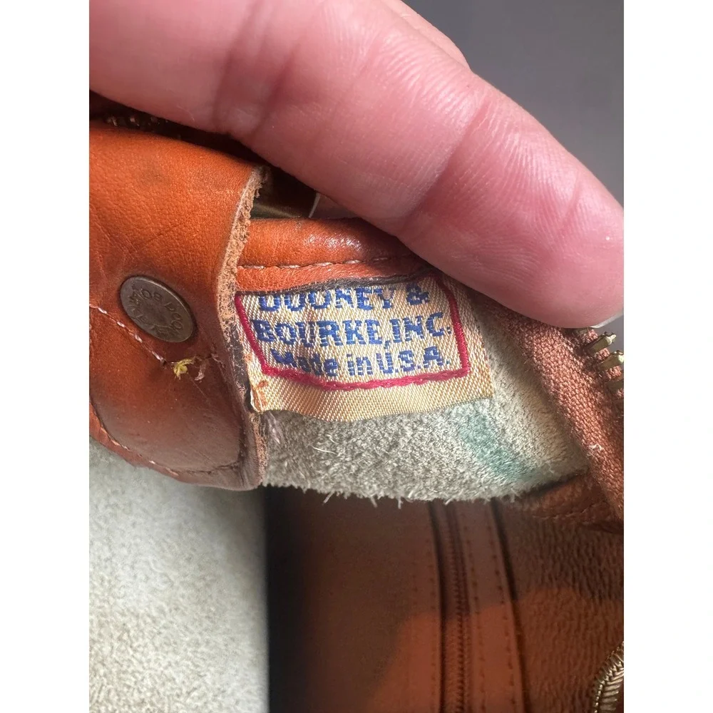 Vintage Dooney & Bourke All Weather Leather Hobo Bag Cream Tan USA  Quiet Luxury